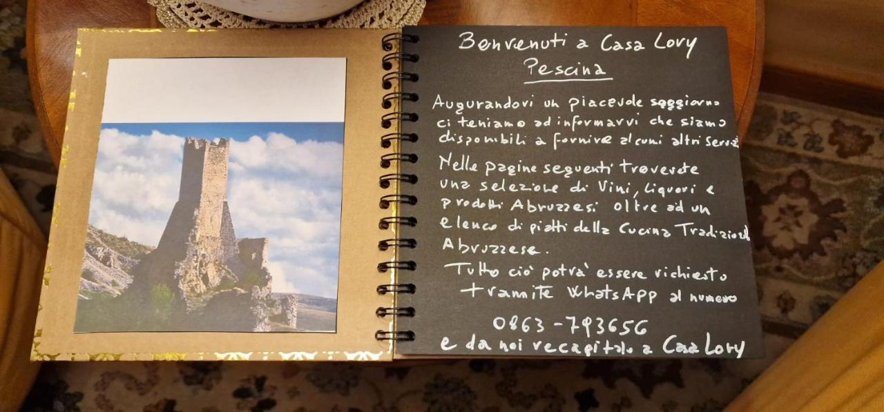 Casa Lory Apartman Pescina Kültér fotó